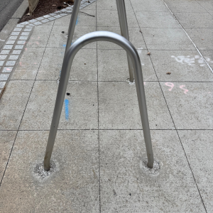 "V" Shape Bike Racks